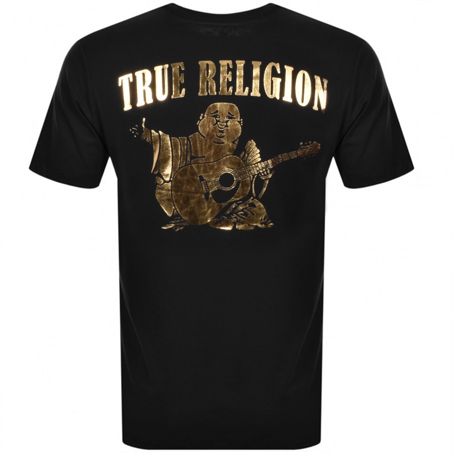 Alternative Image for ProductTrue Religion Crew Neck Logo T Shirt Black2